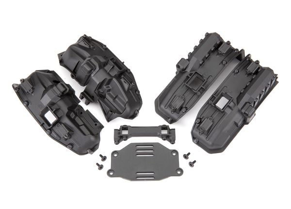 8080X Traxxas Fenders, inner (narrow), front & rear