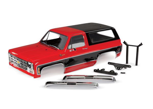 Traxxas 1979 Chevrolet Blazer Complete Body - Red