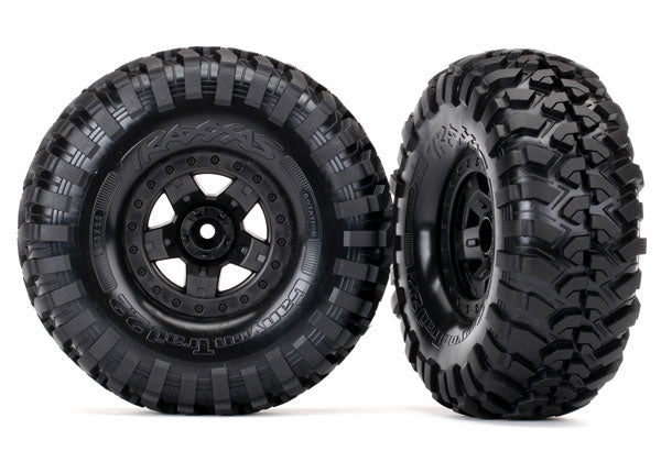 8181 Traxxas Tires and wheels, assembled, glued (TRX-4 Sport wheels)