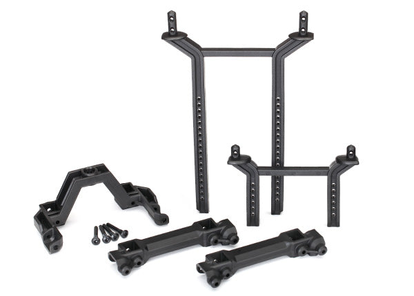8215 Traxxas Body mounts & posts, front & rear (complete set)