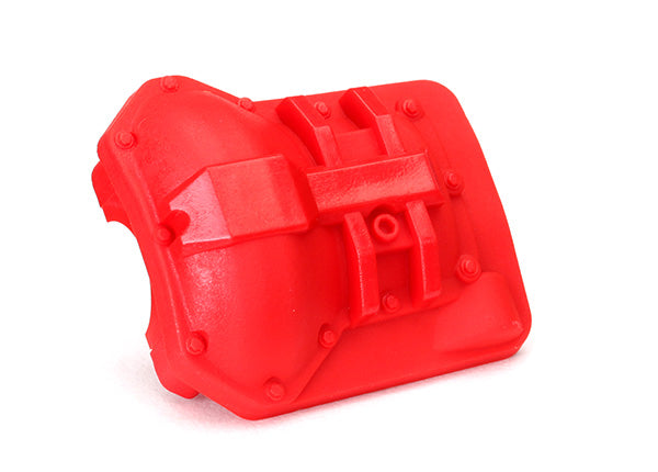 8280R Traxxas Differential cover, front or rear (Red)