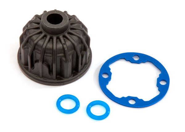 8981 Traxxas Carrier, differential/ x-ring gasket/ o-ring (2)/ 10x19.
