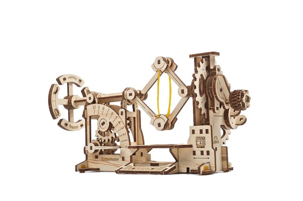 UGears STEM LAB Tachometer - 133 Pieces